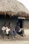 Young boys studying outside, Uganda