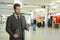 Young Businessman at the airport