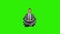Young businessman meditating, Green Screen, stock footage