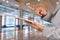 Young Businessman using tablet standing