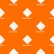 Young cheese pattern vector orange