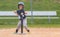 Young Child Playing Baseball