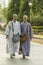 Young Chinese Buddhist female monks