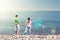 Young couple on the beach