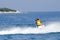 Young couple on Jet Ski