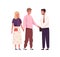 Young couple meeting and shaking hands with real estate manager for property purchase or mortgage. Family make agreement