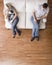 Young Couple Sitting on Love Seat