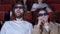 Young couple is surprised to watch movie in 3D. Media. Young man and woman are shocked by what is happening on screen in