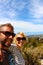 Young couple take quick slefie in New Zealand Abel Tasman park Nelson area