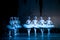 Young dancers ballerinas in class classical dance, ballet