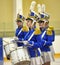 Young drummer girls