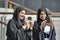 Young Dubai Women taking photographs