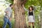 Young Family Having Fun Outdoors