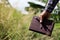 Young farmers take notes on the farm in the morning