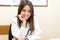 Young female doctor in her studio