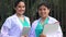 Young female nurses smiling