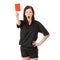 Young female referee