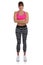 Young fitness sports woman workout standing fit slim full body i