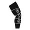 Young foot hurt icon simple vector. Bandage injury