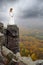 Young Girl, Cliff, Nature, Autumn