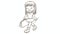 Young girl shopping video clip drawing cartoon  doodle kawaii anime coloring page cute illustration drawing clipart character chib