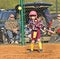 Young Girl Softball Player