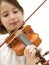 Young girl with violin