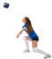 Young girl volleyball player