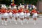 Young girls majorettes drummers