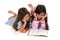 Young Girls Reading Bible