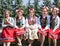 Young Girls in Traditional Russian Costume