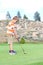 Young golfer