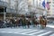 Young horseback riders participate at the St. Patrick\'s Day Parade