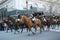 Young horseback riders participate at the St. Patrick\'s Day Parade