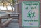 Young Lungs At Work, Thank You For Not Smoking Sign at Rotary Community Park, Lake Havasu, Mohave County, Arizona USA