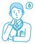 Young male doctor gesture variation illustration | upset, unhappy