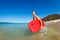 Young Man with Boogie Board