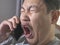 Young Man Crying To Get Bad News on Phone