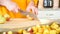 Young Man Enthusiastically Preparing Dinner in Modern Kitchen