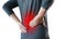 young man Feeling suffering Lower back pain Pain relief concep