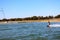 Young man out for a wakeboard at the Perth wake park