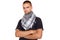 Young man in a Palestinian scarf