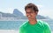 Young man from Rio de Janeiro at Copacabana beach