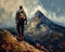 The Young Man\\\'s Journey: A Backpacker\\\'s Profile Effect on the Mountain