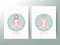 Young meditating yogis man and woman in lotus pose, yoga classes advertisement, banner. Vector illustration