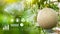 Young melons in greenhouse with infographics, Smart farming and precision agriculture with IoT, digital technology agriculture and