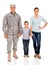 Young military family