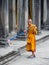 Young monk in orange robe - Siem Reap