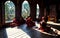 Young monks learning in monastery Myanmar