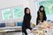 Young muslim women preparing food for iftar during Ramadan